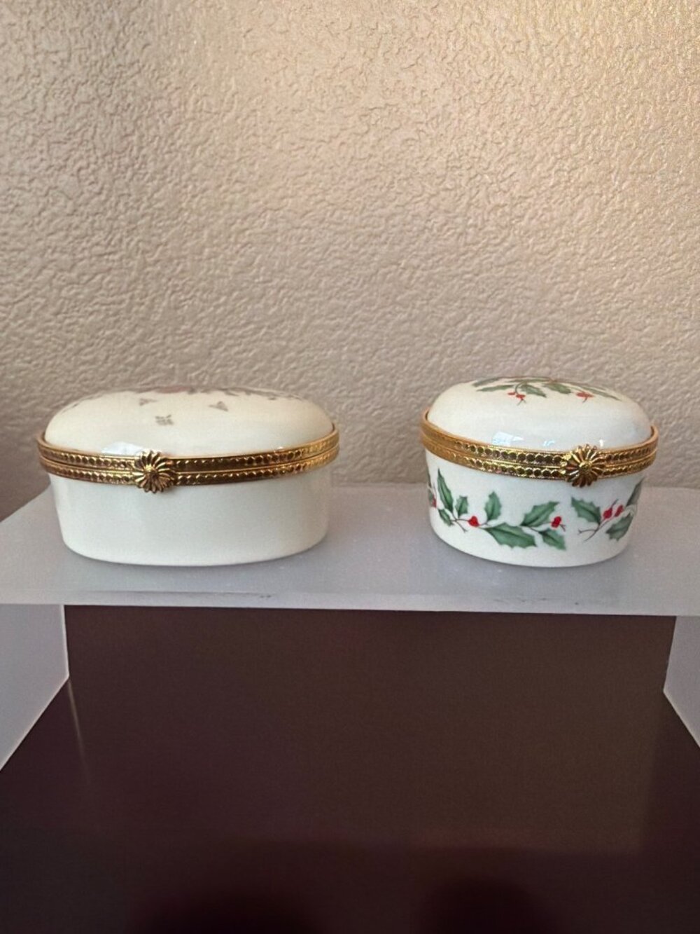 Vintage Lenox Home Decor Lot 8-Pieces Clock Elephants Dolphin Trinket Box Vase - Picture 14 of 17